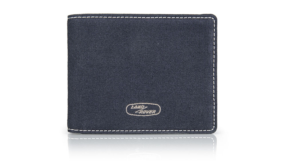 Land Rover Heritage Canvas Wallet - Navy