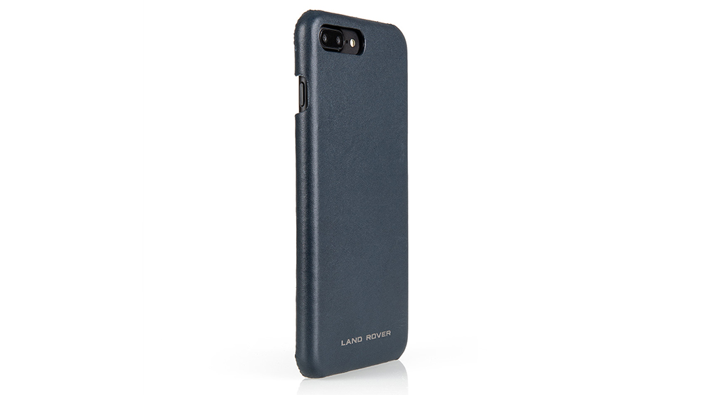 Shop Land Rover Leather iPhone 8+ Case - Navy in KSA