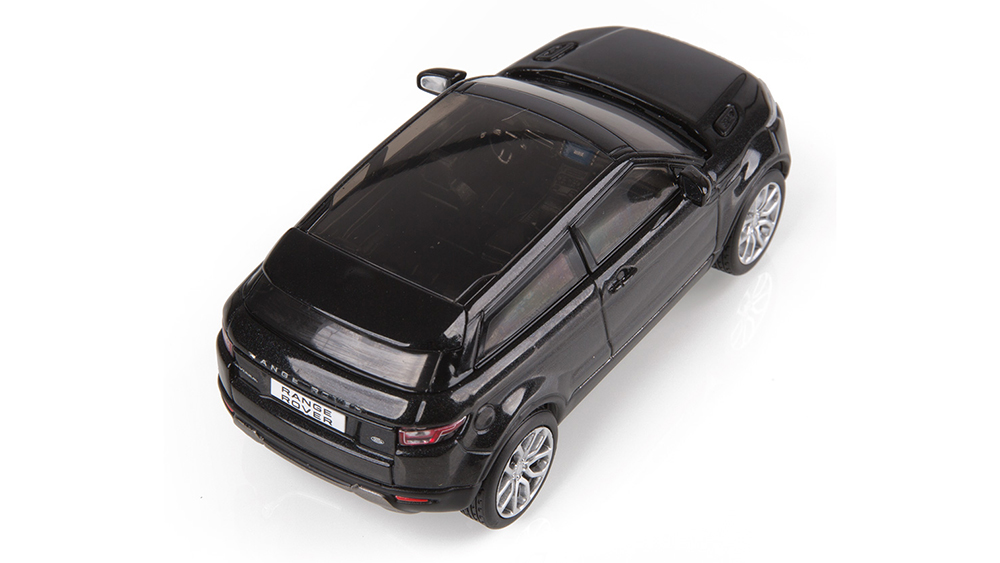Shop Land Rover RANGE ROVER EVOQUE 1:43 3-DOOR SCALE MODEL - BLACK in Kuwait