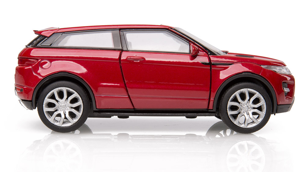 Get Land Rover Range Rover Evoque 3 Door Pull Back 1:38 Scale Model - red At KWD 2.50