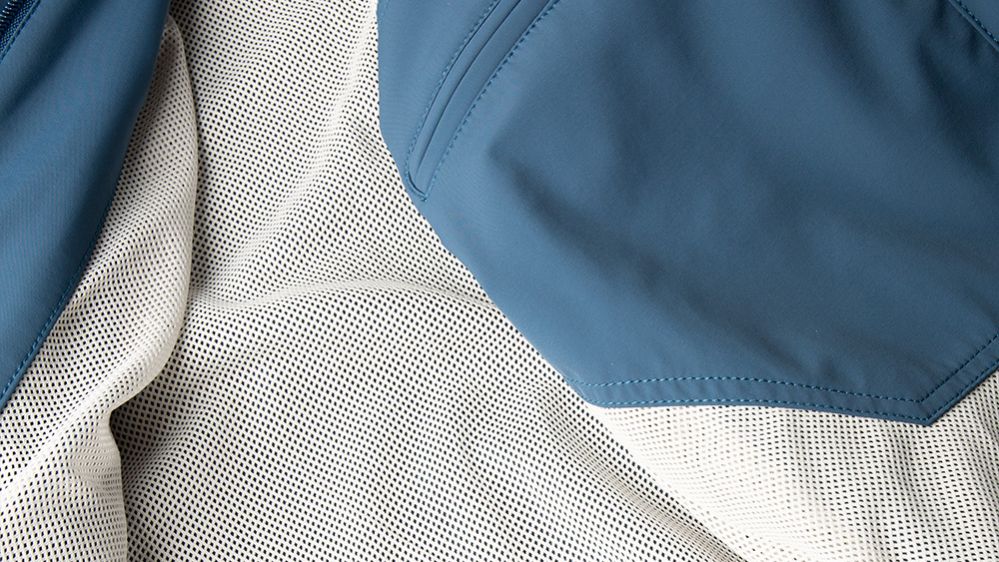 Men's Zip Up Softshell Jacket - Navy 5