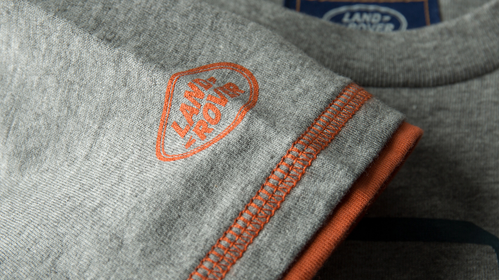 Shop Land Rover Boy's Graphic T-Shirt - Grey Marl in Qatar