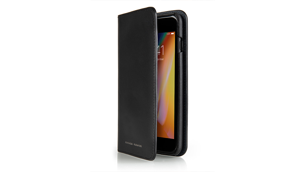 Buy Land Rover Range Rover Leather iPhone 8+ Wallet Case - Black Accessories Online